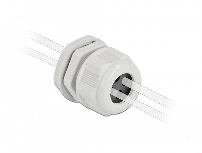 Delock PG9 - Kabelverschraubung - Grau (Packung