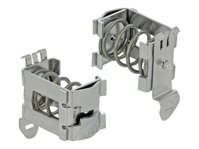 DeLOCK Shield Clamp - Kabelklammer - DIN schienenmontierbar