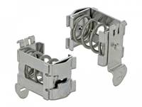 DeLOCK Shield Clamp - Kabelklammer - DIN schienenmontierbar