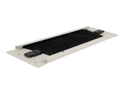 DeLOCK - Kabelmanagementleiste - Grau - 2U - 25.4 cm (10")