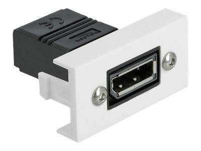 Delock - Easy 45 - Einrastmodul - DP - weiß