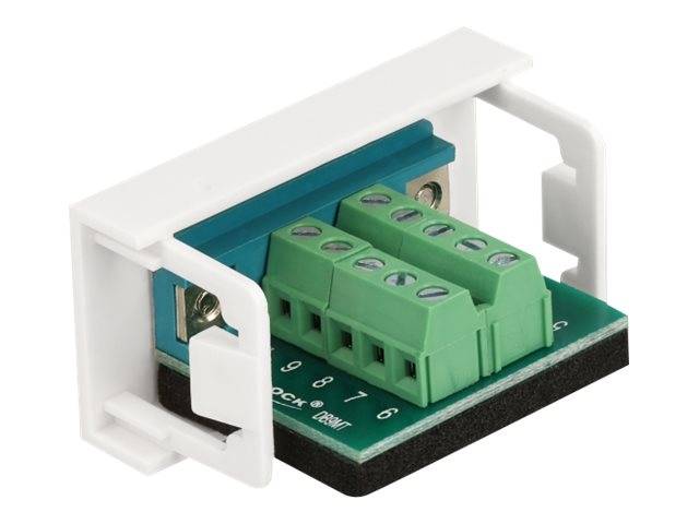 Delock - Easy 45 - Einrastmodul - 9-poliger D-Sub (Stecker)