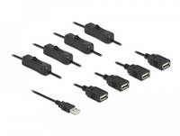 Delock - Netz-Splitter - USB (M) bis USB (W)