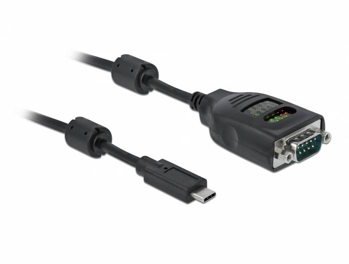 Delock - Serieller Adapter - USB-C - RS-232 x 1