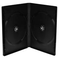 MEDIARANGE Retail-Pack DVD-Case Double - DVD-Videobox - Kapazität: 2 CD/DVD - Schwarz (Packung mit 5)
