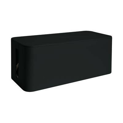MediaRange MRCS307, Aufbewahrungsbox, Schwarz, Rechteckig, Kunststoff, Monochromatisch, 135 mm