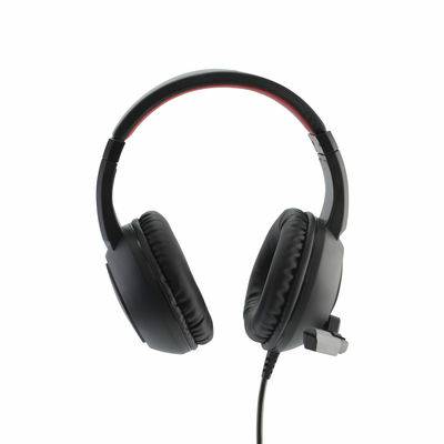 MediaRange MRGS301, Kopfhörer, Kopfband, Gaming, Schwarz, Rot, Binaural, 2 m