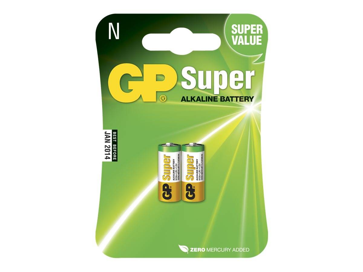 GP Super Alkaline - Batterie 2 x LR1 - Alkalisch