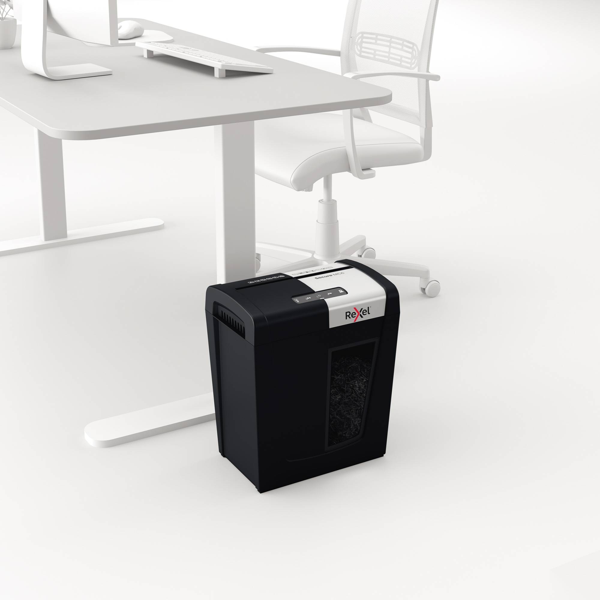 Rexel Aktenvernichter Secure MC6 Whisper-Shred P5 2020130EU