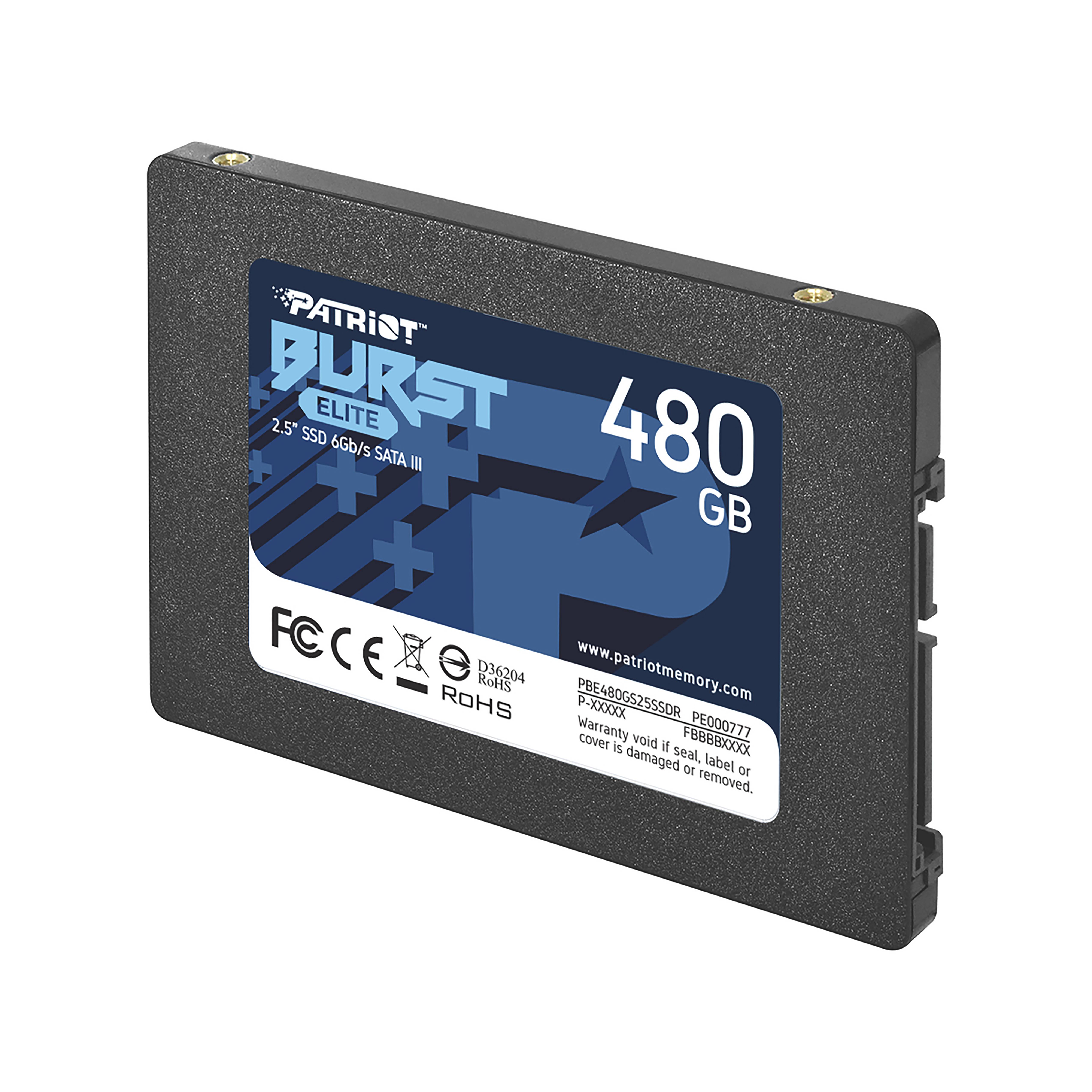 Patriot Burst Elite - SSD - 480 GB - intern - 2.5"" (6.4 cm)