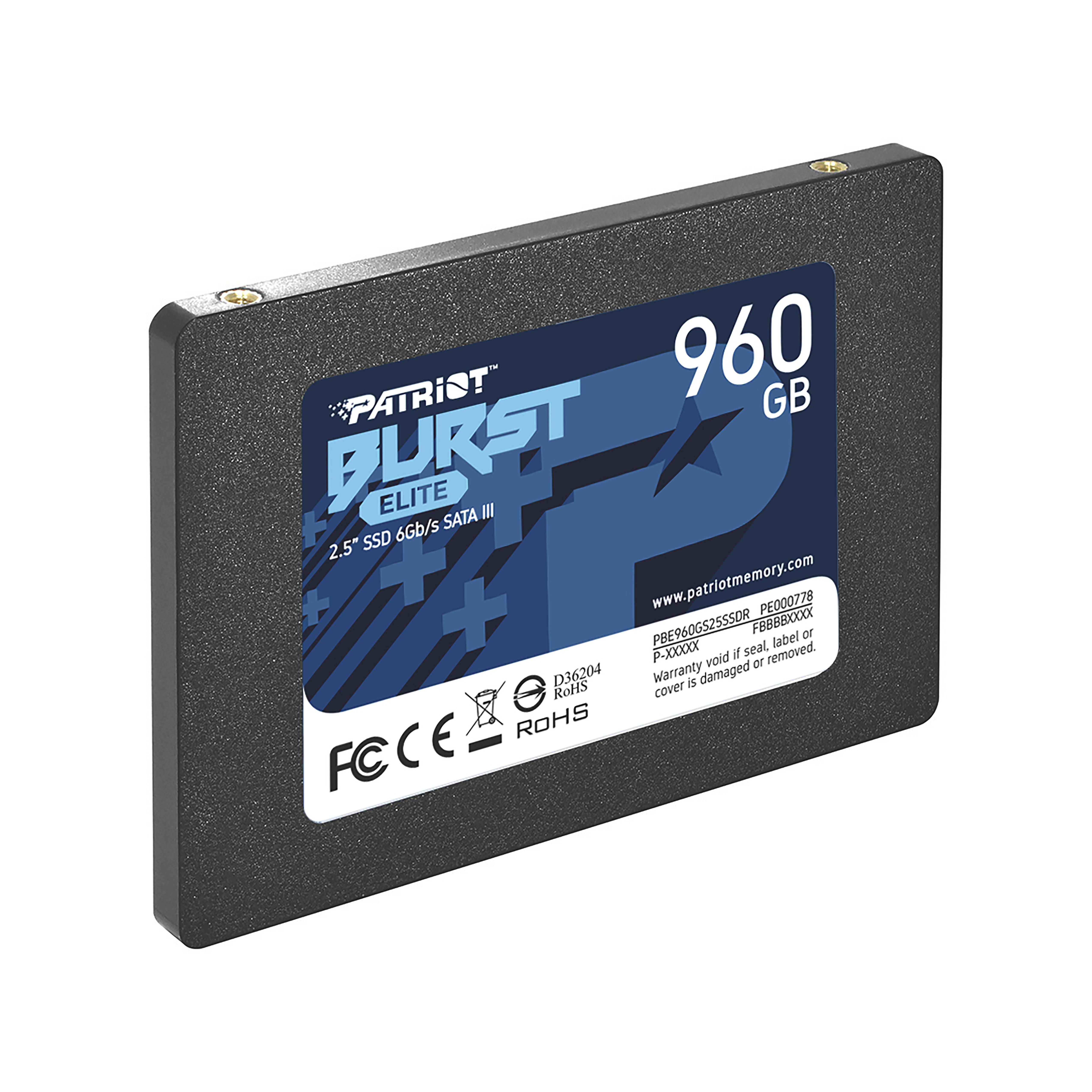 Patriot Burst Elite - 960 GB SSD - intern - 2.5" (6.4 cm)