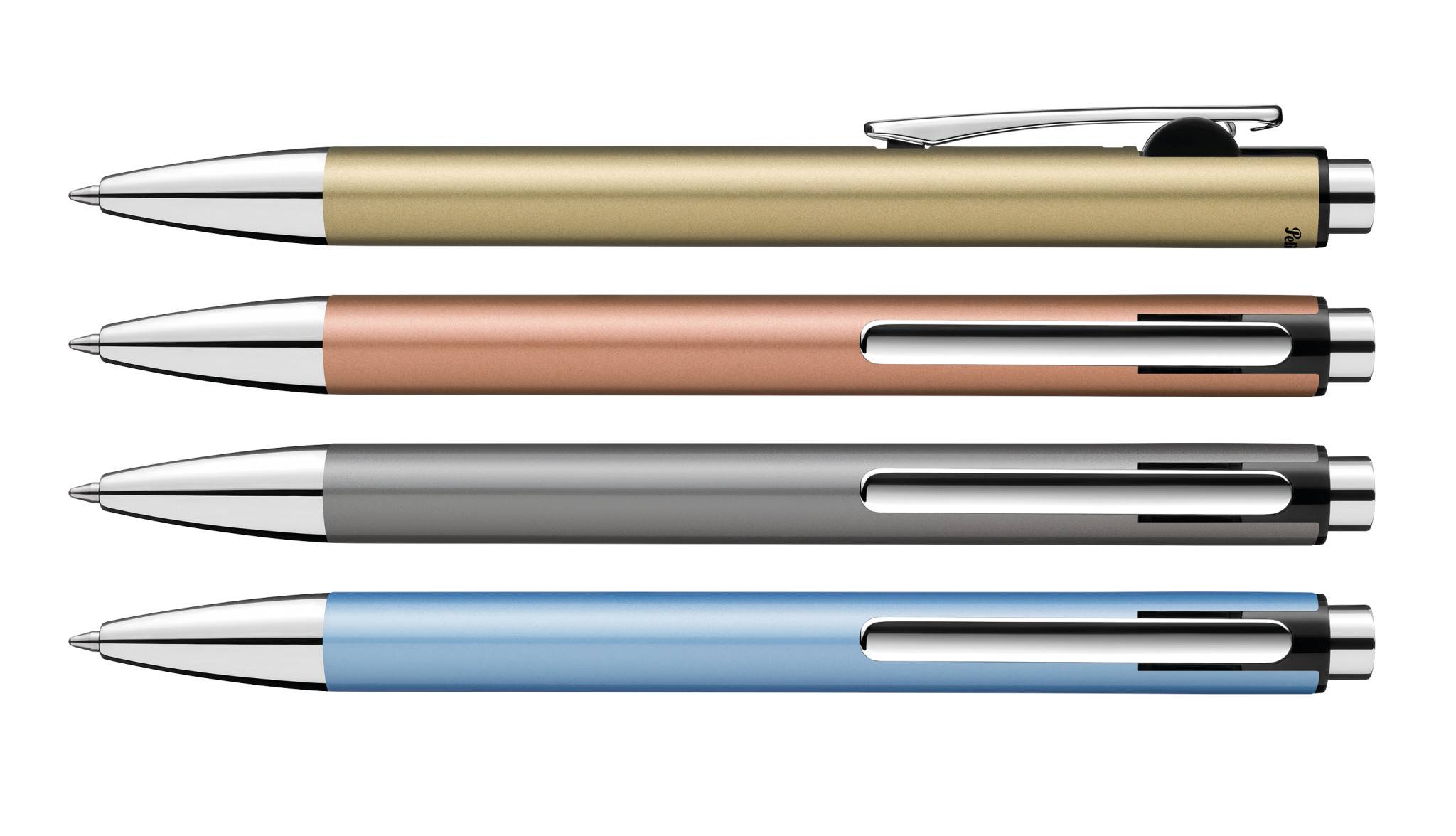 Pelikan Snap, Clip, Clip-on-Einziehkugelschreiber, Nachfüllbar, Blau, 1 Stück(e), Medium