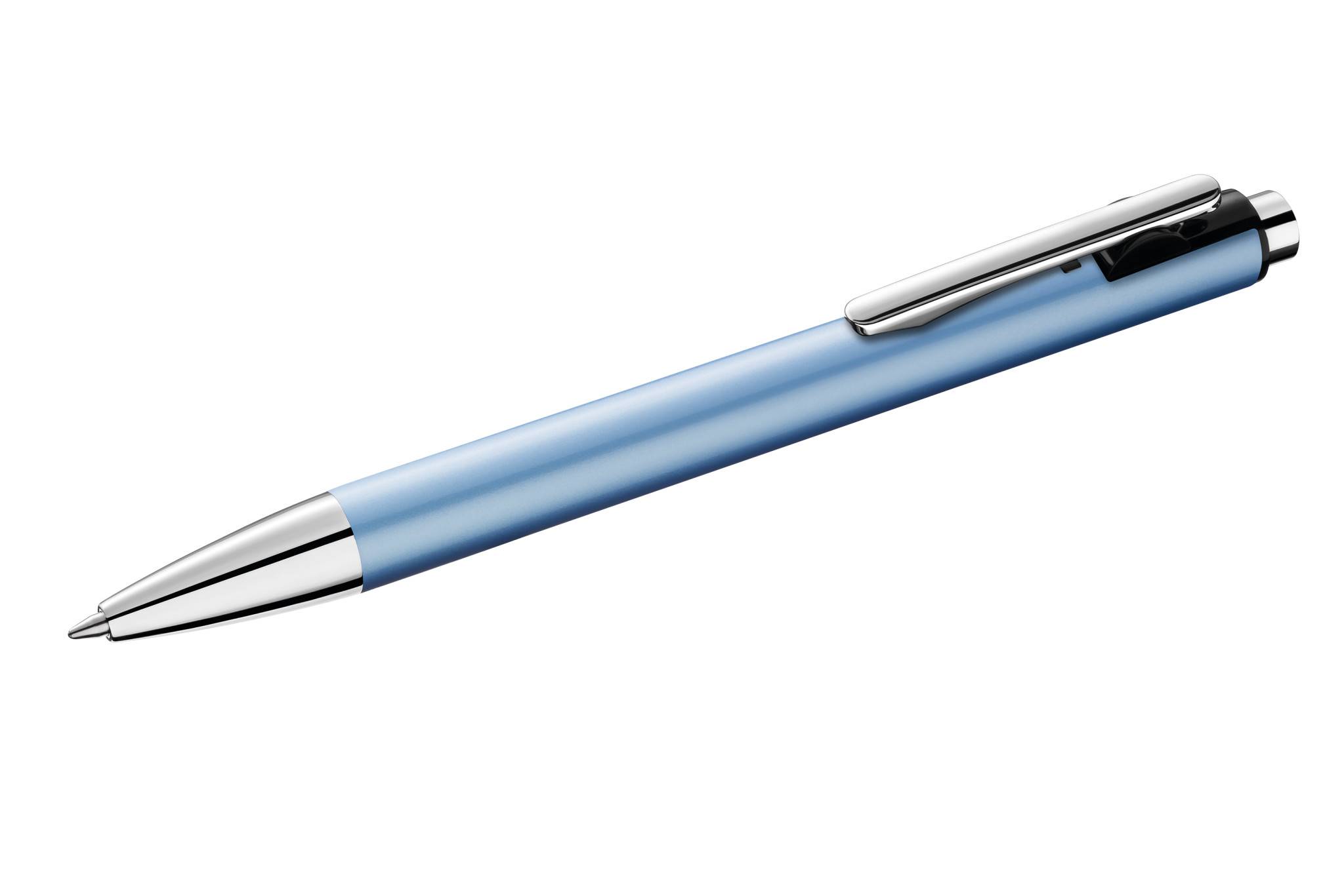 Pelikan Snap, Clip, Clip-on-Einziehkugelschreiber, Nachfüllbar, Blau, 1 Stück(e), Medium