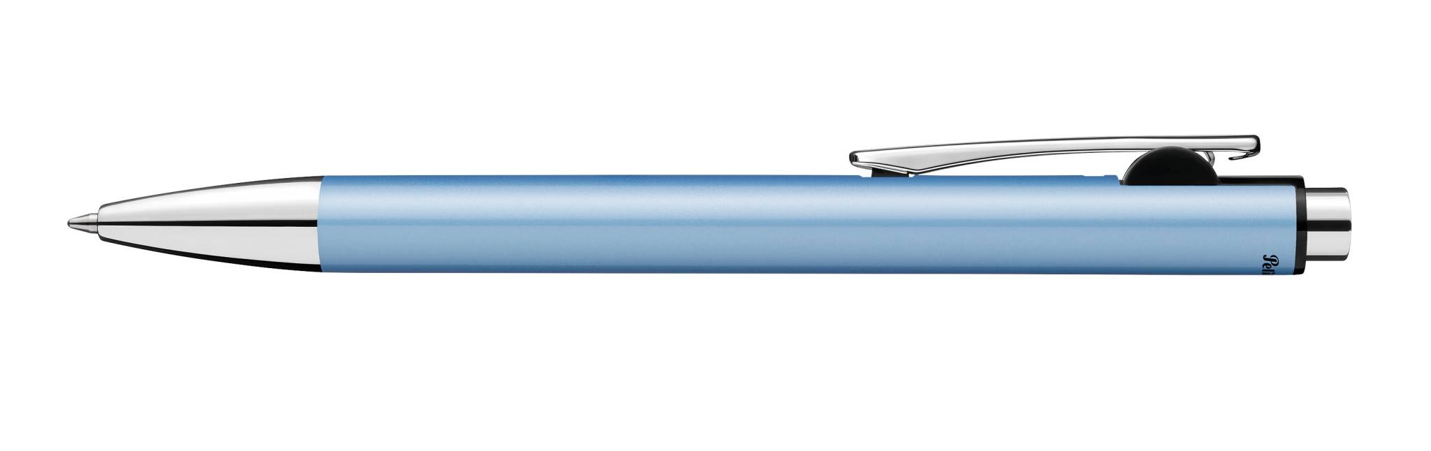 Pelikan Snap, Clip, Clip-on-Einziehkugelschreiber, Nachfüllbar, Blau, 1 Stück(e), Medium