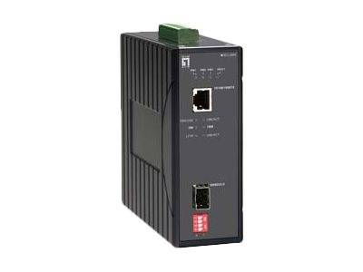 LevelOne IEC-2000 - Medienkonverter - 1GbE - 10Base-T, 100Base-TX, 1000Base-T, 1000Base-LX, 1000Base-SX - RJ-45 / SFP (m