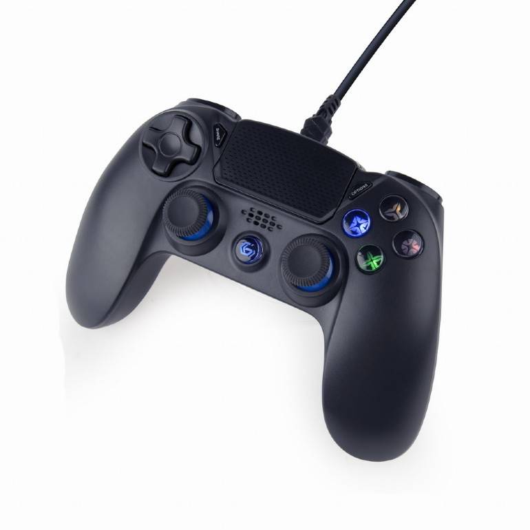 Gembird JPD-PS4U-01, Gamepad, PC, PlayStation 4, D-Pad, Analog, Verkabelt, USB