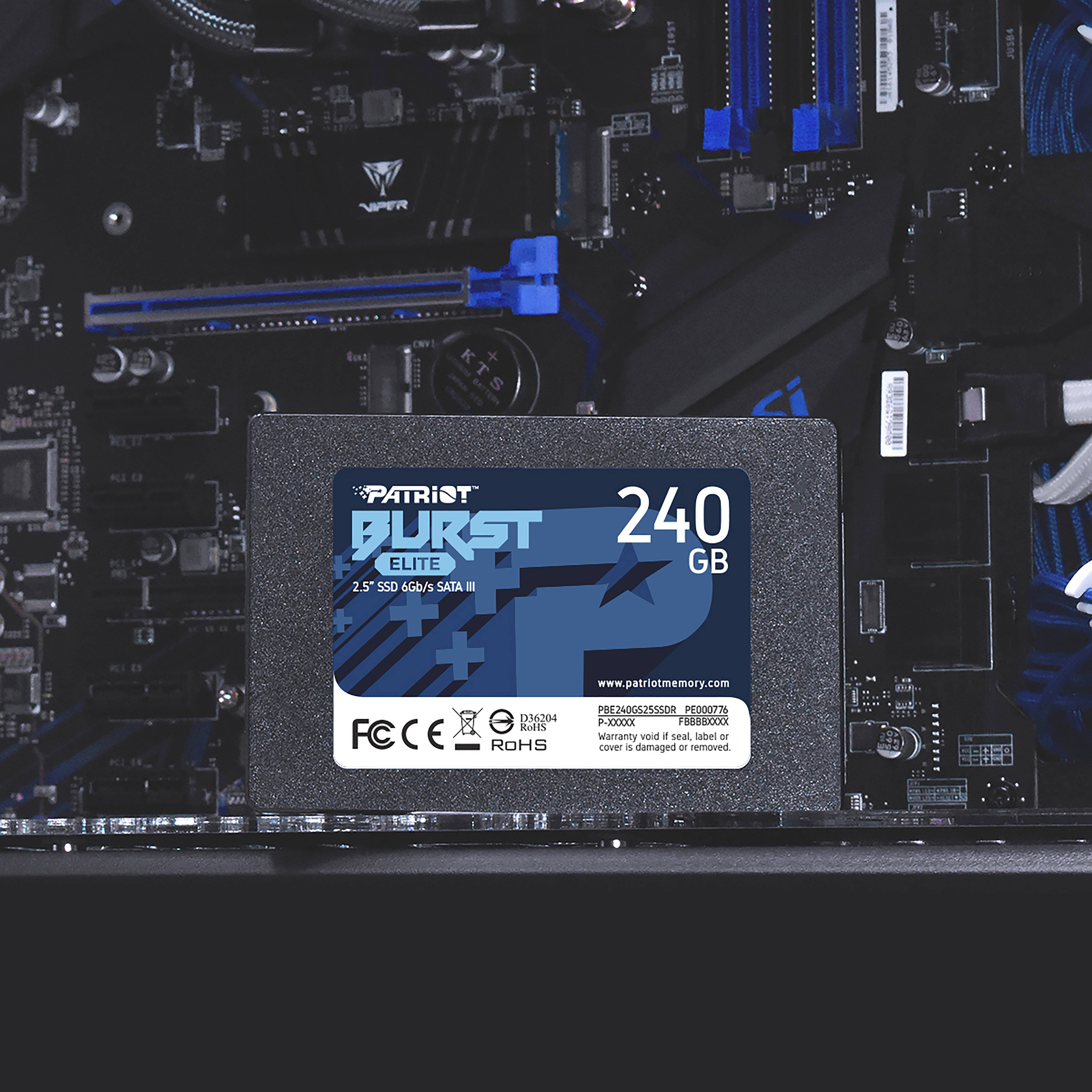 Patriot Burst Elite - SSD - 240 GB - intern - 2.5"" (6.4 cm)