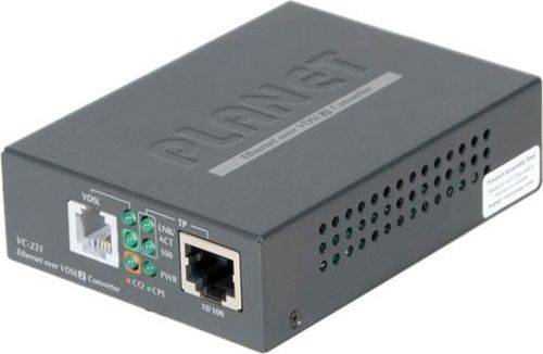 Planet Medienkonverter VC-231, 1x 100/10 Mbit/s (RJ45), 1x 2-Draht (RJ11), VDSL2