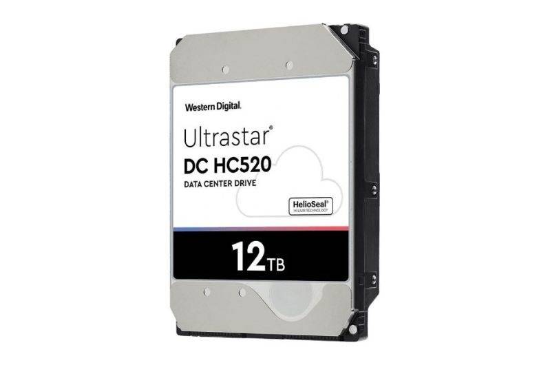 Ultrastar DC HC520 SATA 12TB Western Digital, Festplatte, 3,5 Zoll, SATA 6Gb/s, 12TB, 7200RPM, 256MB, 24/7, R/V Sensor5