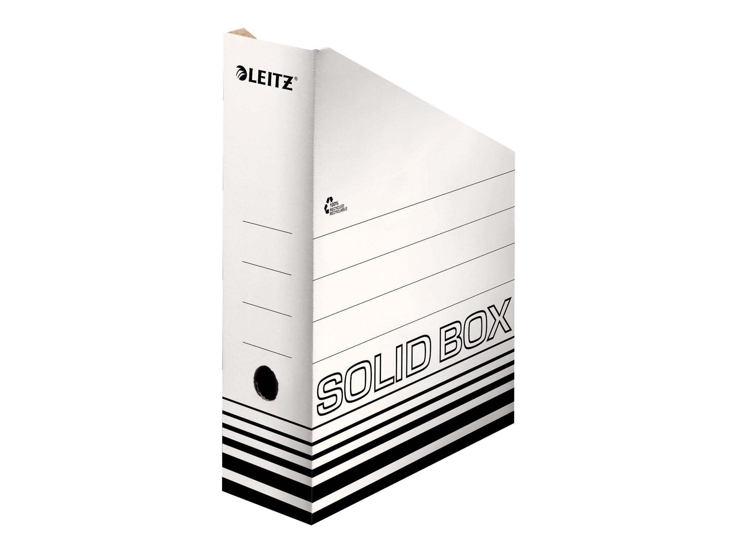 10 LEITZ Archiv-Stehsammler Solid weiÃ