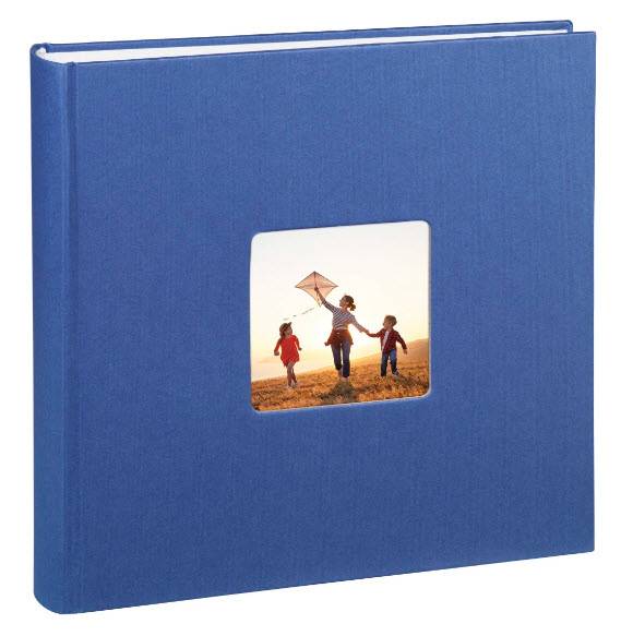 Hama Jumbo-Album "Fine Art", 30x30 cm, 100 weiße Seiten, Blau