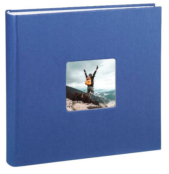 Hama Jumbo-Album "Fine Art", 30x30 cm, 100 weiße Seiten, Blau
