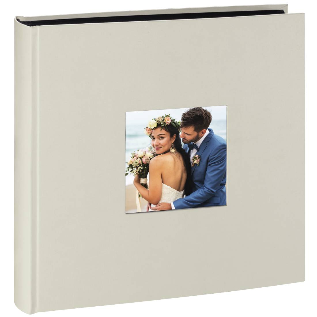 Hama Jumbo-Album "Fine Art", 30x30 cm, 100 schwarze Seiten, Kreide