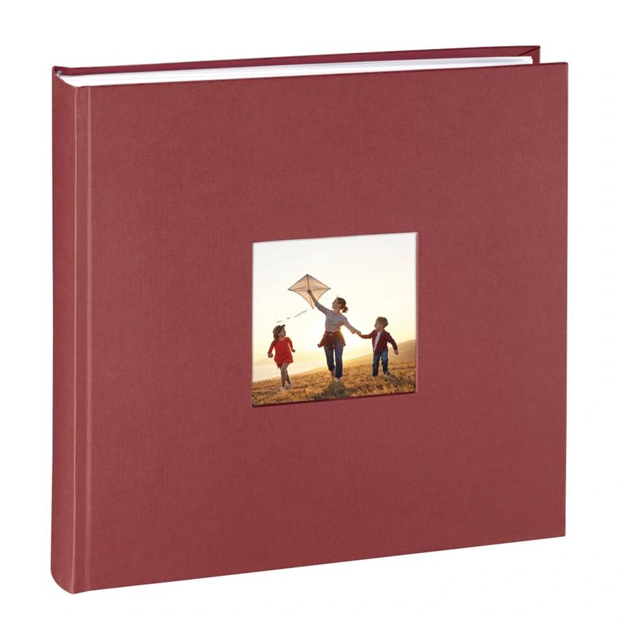 Hama Jumbo-Album "Fine Art", 30x30 cm, 100 weiße Seiten, Bordeaux