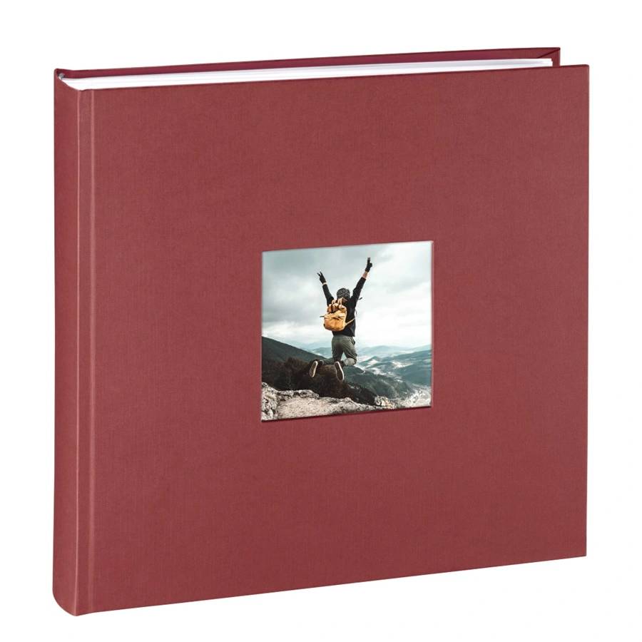 Hama Jumbo-Album "Fine Art", 30x30 cm, 100 weiße Seiten, Bordeaux