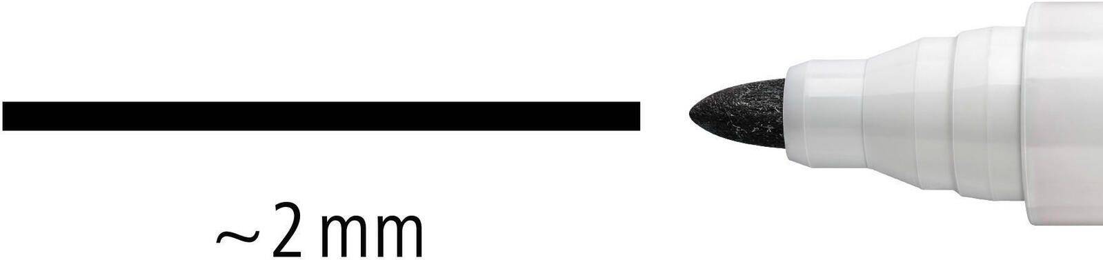 STAEDTLER 6 STAEDTLER 351 WP6 X Whiteboard-Marker farbsortiert 2,0 mm