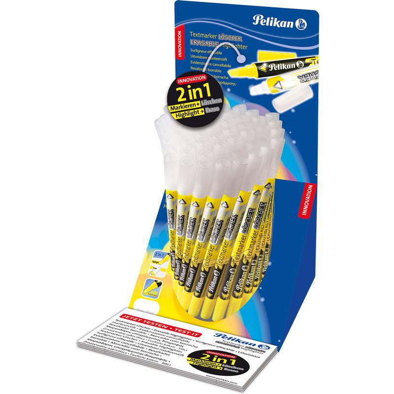 Pelikan Textmarker-Löscher 456, im Thekendisplay