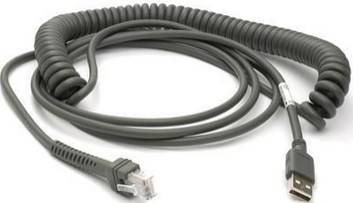 Datalogic CAB-467 - USB-Kabel - USB - 3.6 m - gewickelt