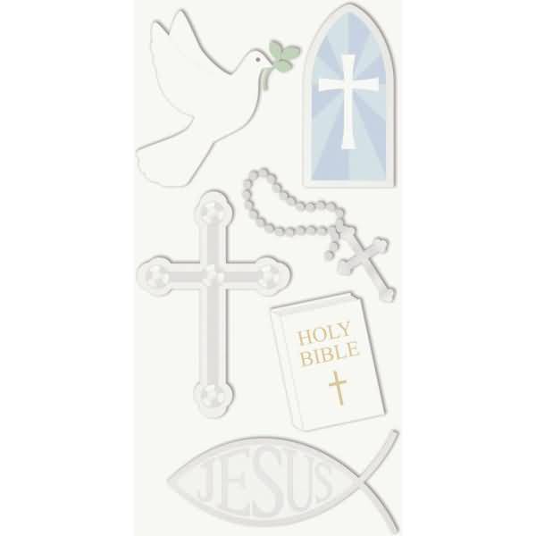 Sticker-Etikett Spirit 6 Stück bunt