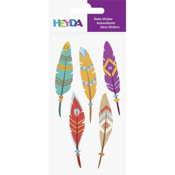 Sticker-Mix Federn 1 Blatt