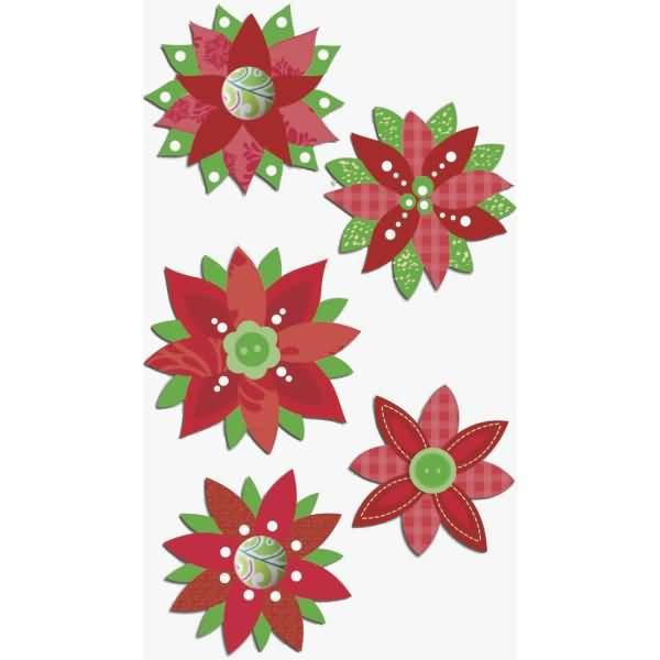 Sticker-Mix Weihnachtsstern