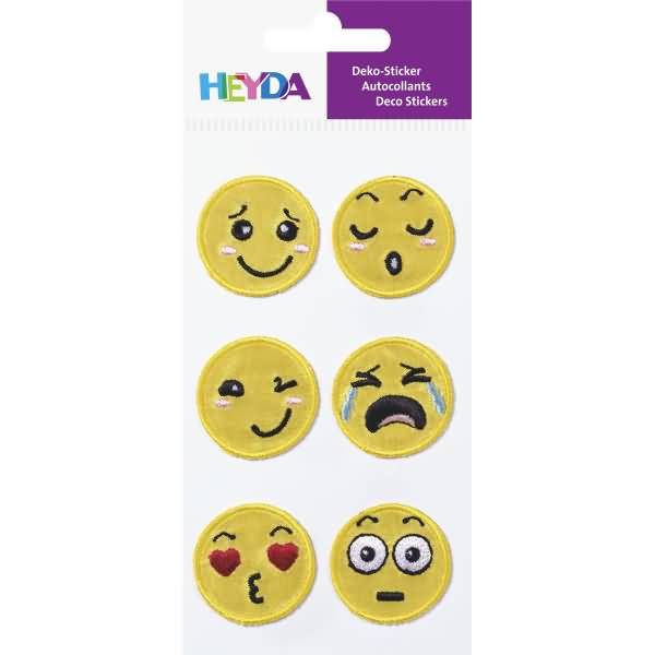 Textil-Sticker Happy