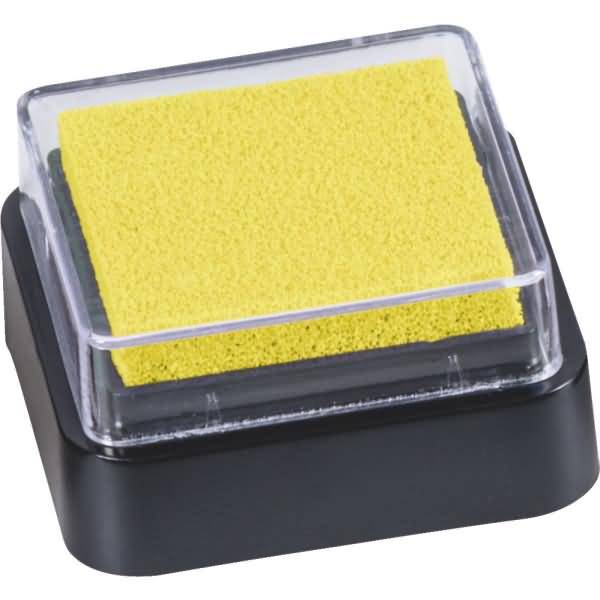 Stempelkissen Mini getränkt 3x3cm gelb