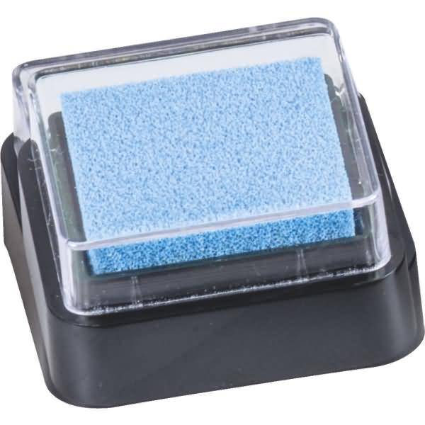 Stempelkissen Mini getränkt 3x3cm hellblau