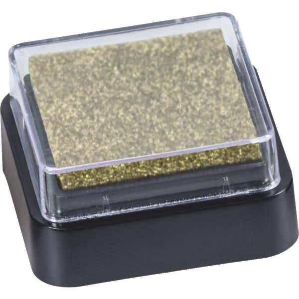 Stempelkissen Mini getränkt 3x3cm gold
