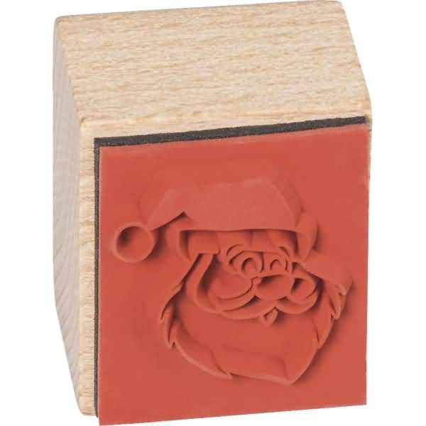 Stempelset Holz Weihnachtsmotive diverse VE=4 Stück