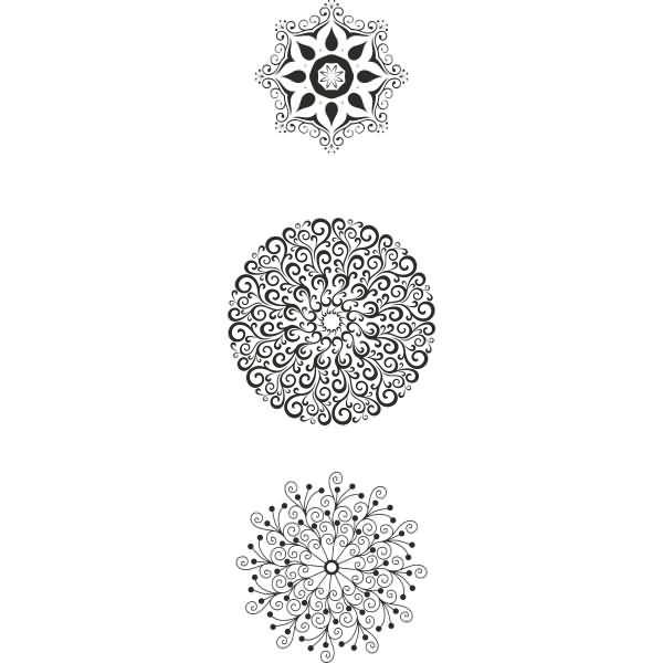 Stempel Acryl VE=3 Stück Kristalle 1