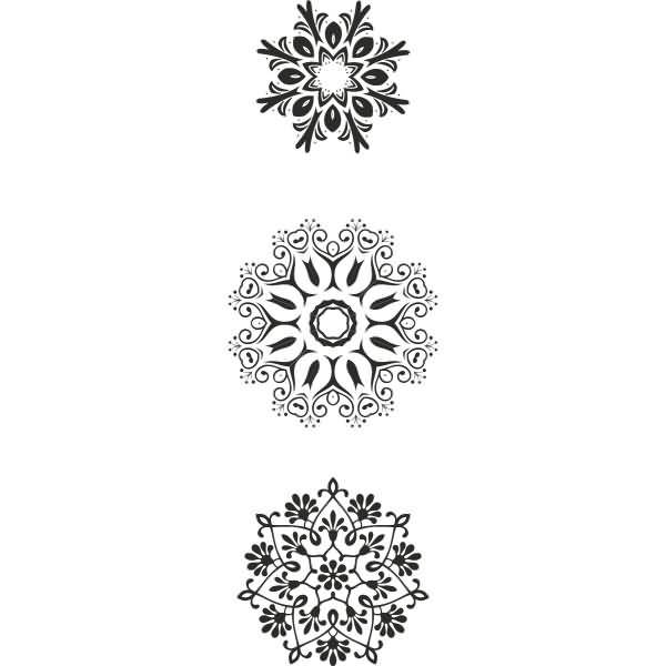 Stempel Acryl VE=3 Stück Kristalle 2