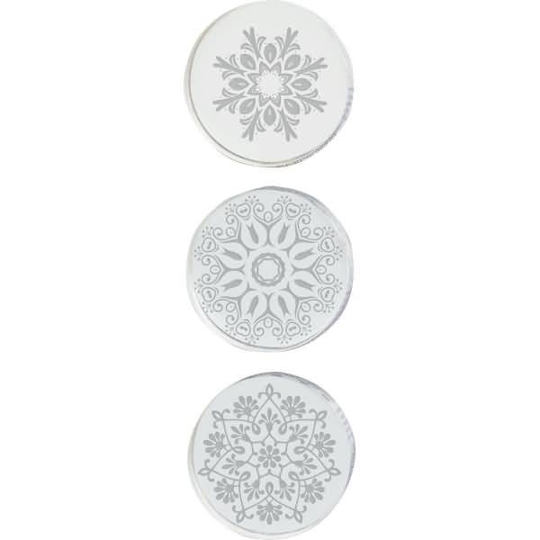 Stempel Acryl VE=3 Stück Kristalle 2