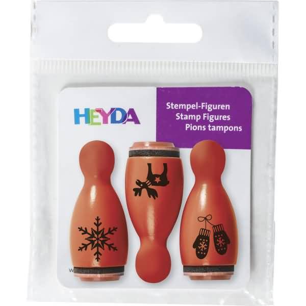 Mini Stempel 1,2cm VE=3 Stück Scandi