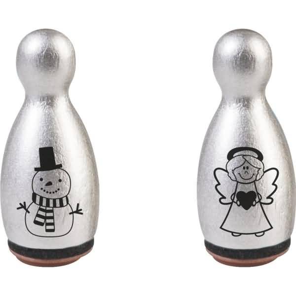 Mini Stempel 1,2cm VE=3 Stück Niko & Co