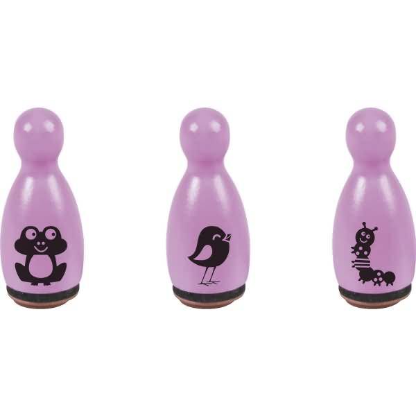 Mini Stempel 1,2cm VE=3 Stück Frosch