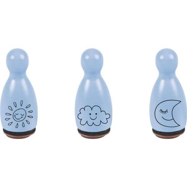 Mini Stempel 1,2cm VE=3 Stück Himmel