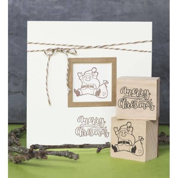 Stempelset Holz VE=11 Stück XmasPatch