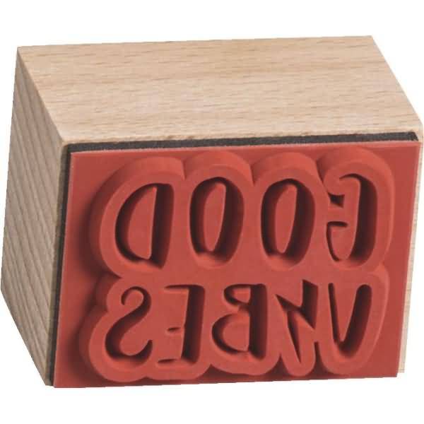 Stempelset Holz Wortspiele