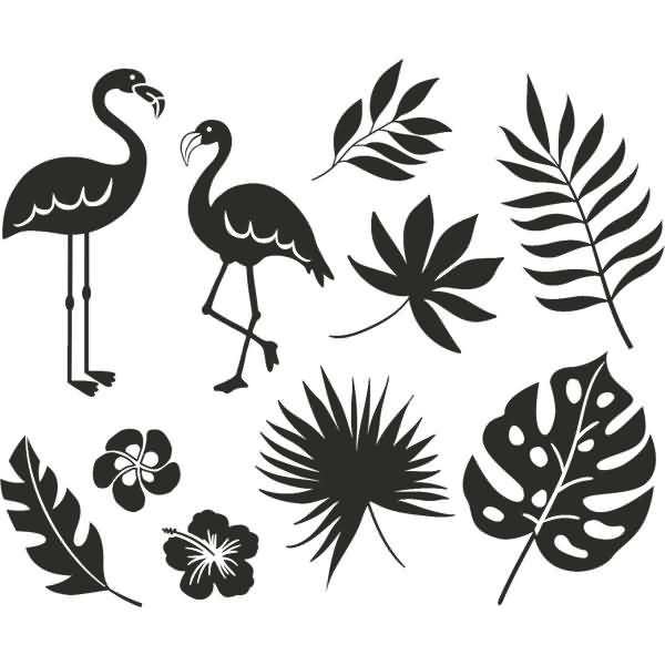 Stempelset Holz VE=10 Stück Dschungel